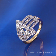 Xuping Two-Tone Hand Finger Ring